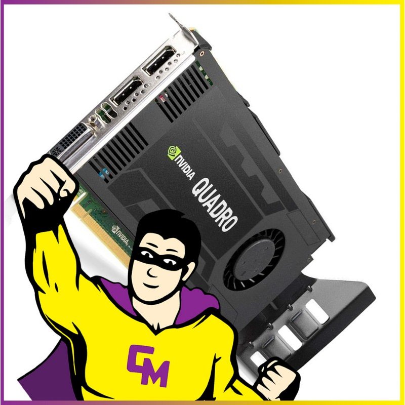 Carte Graphique Nvidia Quadro K4200 4Go GDDDR5 PCI-Express Display-Port DVI