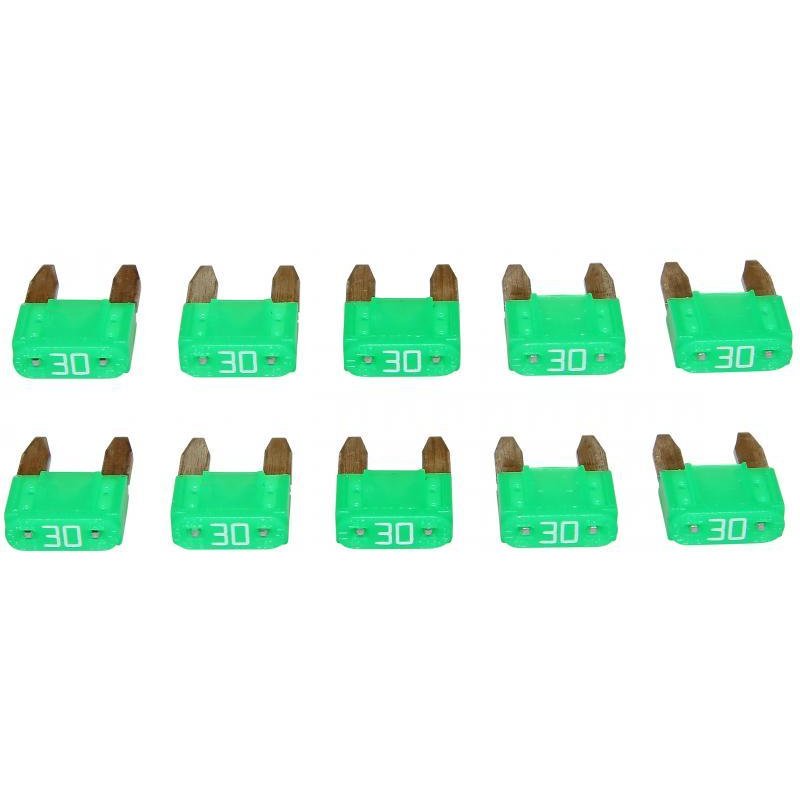 Fusible plat enfichable miniature 30A x10