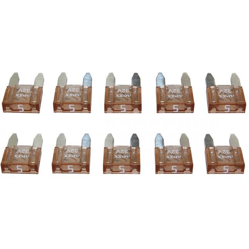 Fusible plat enfichable miniature 5A x10