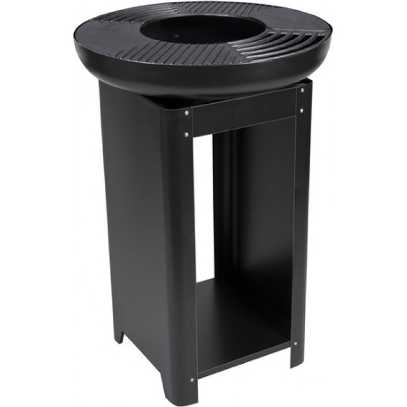 Brasero Barbecue Exterieur 61x90cm - Plancha Grill Teppanyaki - Charbon de Bois Jardin et Terrasse - Cuisine Exterieure ALPINA