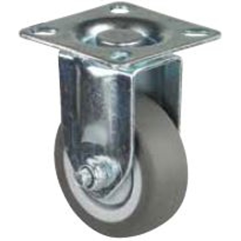 Roulette de meuble TPE 50mm fixe