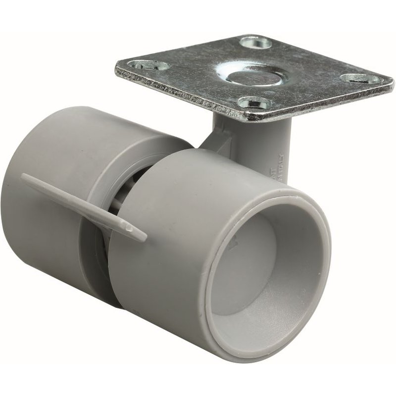 Roulette de meuble Formula 40mm caoutchouc gris