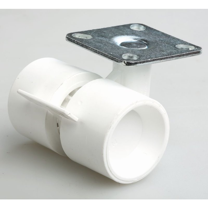 Roulette de meuble Formula 40mm caoutchouc blanc