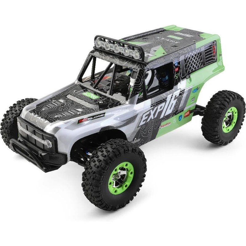 Wltoys 124006 1/12 2.4g 4wd Voiture Rc Crawler Rtr Modèles De Véhicules Avec Éclairage Led-Générique