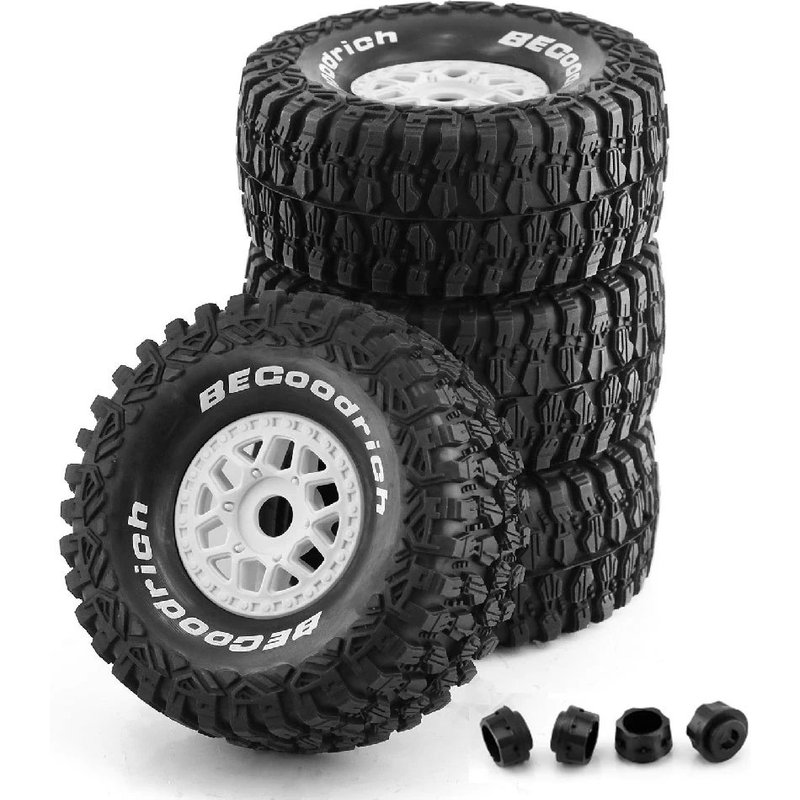 4 Pneus De Camion Tout-Terrain Desert Short Course De 135 Mm Avec Hexagone De Roue De 17 Mm Pour Arrma Mojave Udr Yikong Df7 Fs Voiture Rc Tout-Terrain-Générique