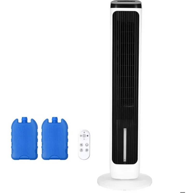 Ventilateur Tour à Vitesses Réglables-Duoku-Fonctionnement Silencieux-Oscillation à 70°-Fonction Minuterie et Télécommande