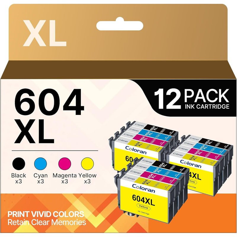 NouvelHorizonstore-604 XL Cartouche Compatible Cartouche Encre pour Epson XP 2200 Cartouche pour Epson 604XL pour Expression Home XP-2200 XP-2205 XP-3200 XP-3205 4200 XP XP-4205 Workforce WF-2950DWF