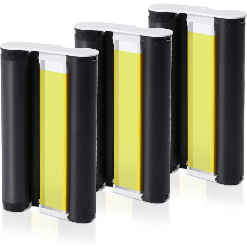 NouvelHorizonstore-Rechange Canon Selphy KP-108IN 3115B001(AA) Cartouche KP-36IN Encre, Pour Selphy CP Imprimante CP1500 CP1300 CP1200 CP1000 CP910 CP900 CP810, 3 Cartouches 100 x 148 mm (sans Papier