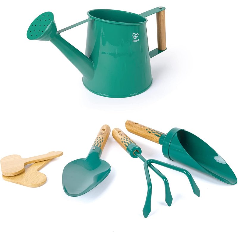 Nouvelhorizonstore-Set Jardinage Enfant - Arrosoir, Truelle, Râteau, Pelle Inclus - Adapté Aux Enfants De 4 Ans Et Plus - Loisirs Créatifs Cadeau Manuel Jeux Enfant Jardin - Apprendre À Faire Pousser
