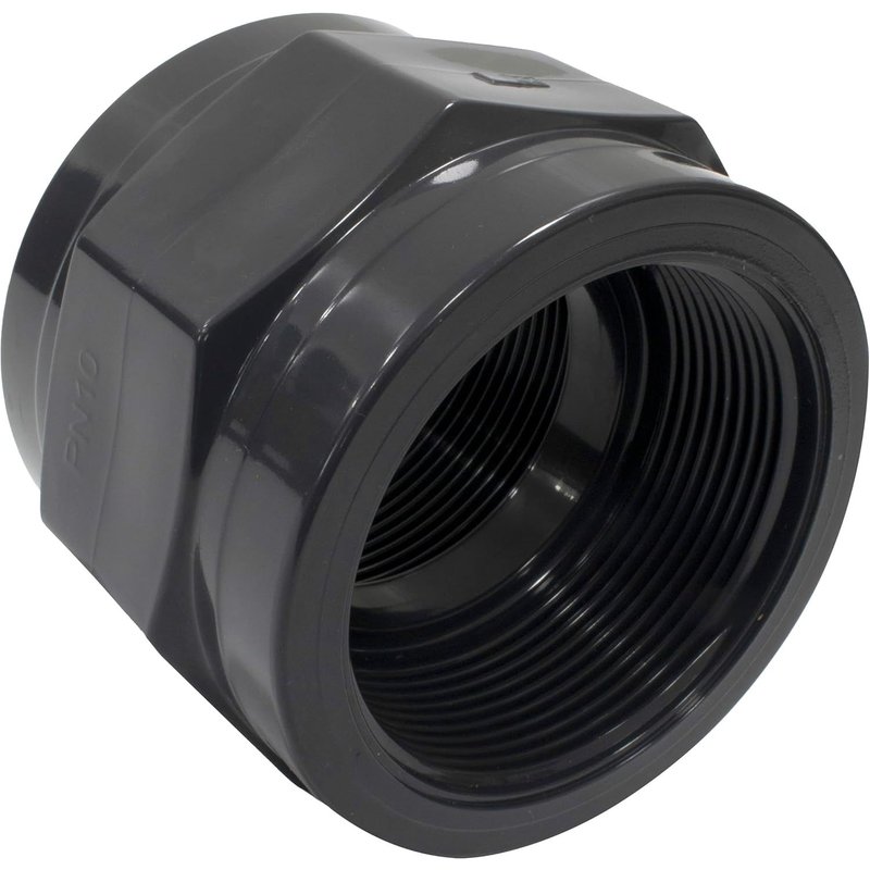 NouvelHorizonstore-C62344 - Manchon taraudé 2''x2''- en plastique femelle-femelle à visser - raccord droit pression pour tuyaux 10 bars