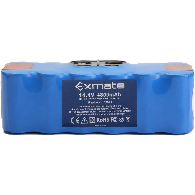 NouvelHorizonstore-4.8Ah Ni-MH Batterie pour Roomba, 14.4V 4800mAh Batterie étendue 1200 Cycles pour Roomba Série 500 600 700 800