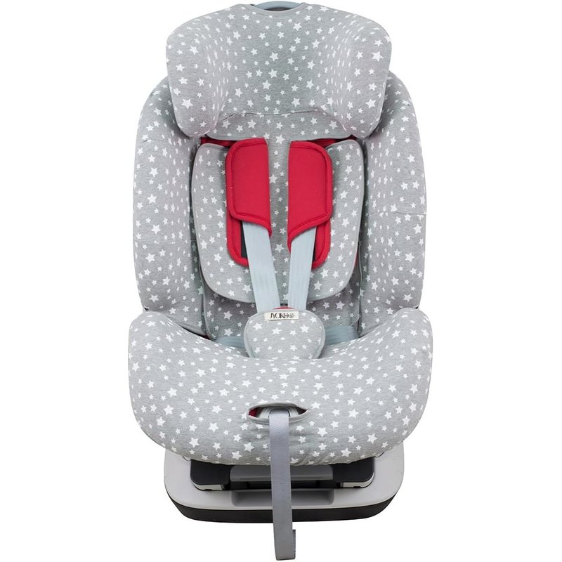 Nouvelhorizonstore-Kids Coprisedile Auto Compatibile Pour Chicco Seat Up 0, 1, 2 Et Chicco Youniverse (White Star)