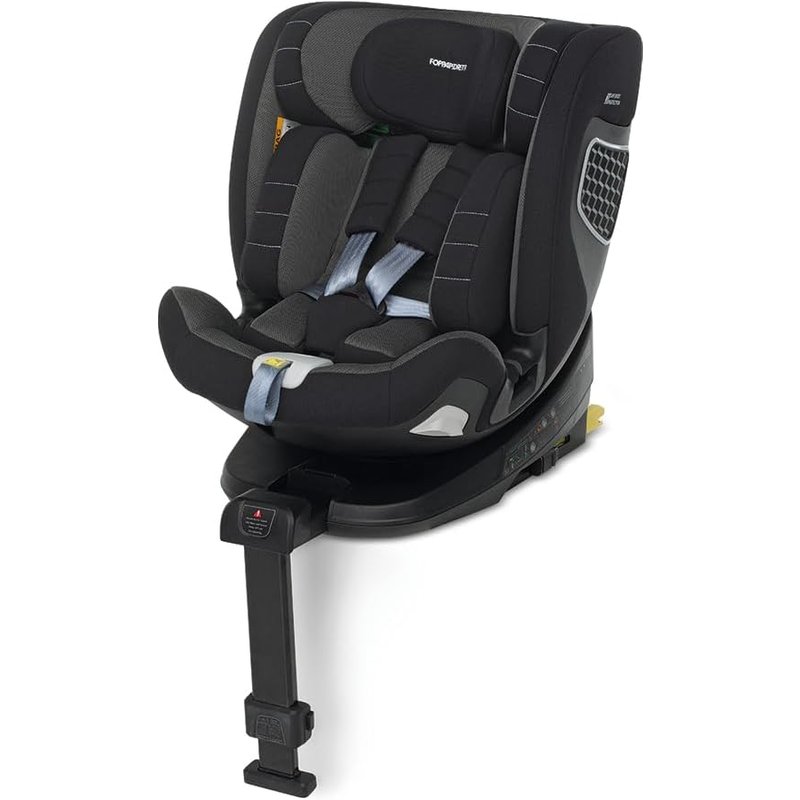 Nouvelhorizonstore-Siège Auto Fp360 I-Size, Siège Pivotant À 360° Pour Enfant De 40 À 150 Cm De Hauteur, 0-12 Ans, Conforme Ece R129, Fixation Dualfix (Isofix Et Non), Safe Body Protection, Noir