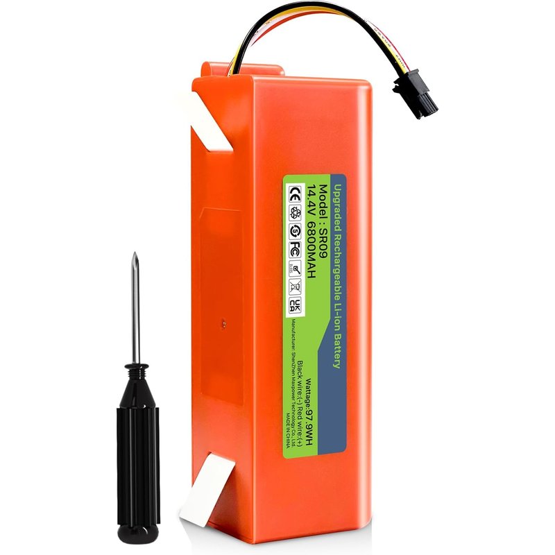 NouvelHorizonstore-Batterie pour Xiaomi Roborock S5, S5 Max, S50, S6, S6 MaxV, S7, Q7 Max V Ultra Pure, Q5 Q5 Max Q5 Pro, Brr-2p4s-5200s, 1ère et 2ème génération Mijia Robot Hoover
