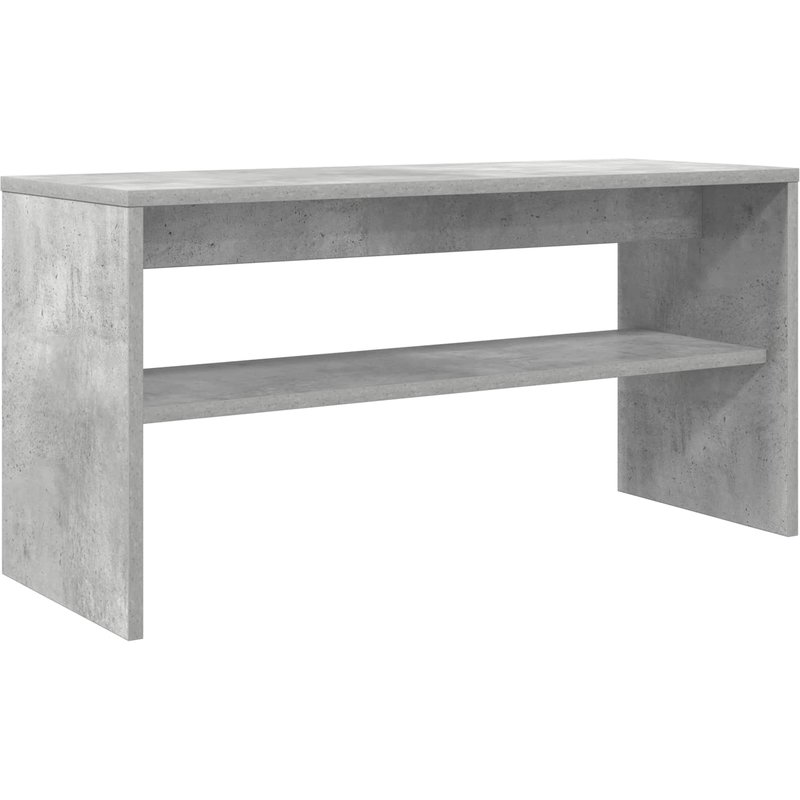 vidaXL Meuble TV Gris béton 80 x 30 x 40 cm Bois d'ingénierie