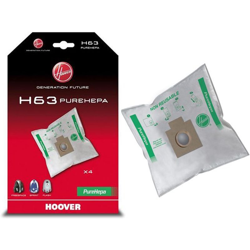 SACS ASPIRATEUR ORIGINE H63 HOOVER CAPTURE FREESPACE - SPRINT X4