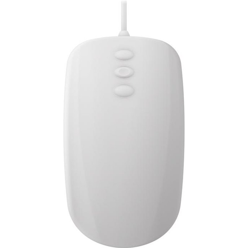 Contour Active Key Medical AK-PMH3 - Souris - ergonomique - défilement à 3 boutons - droitiers et gauchers - optique - 5 boutons - filaire - USB - blanc