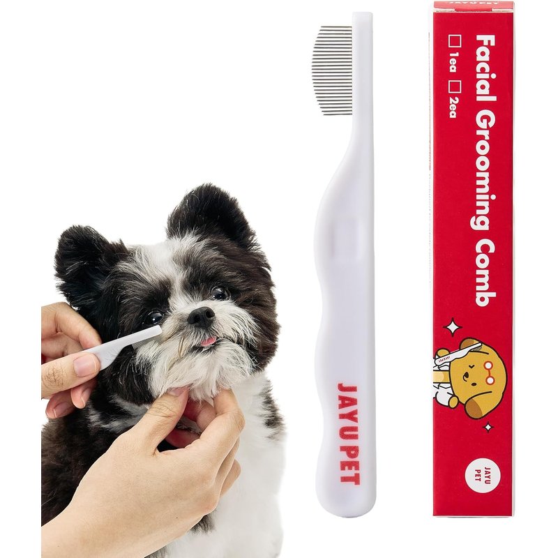 Jgd-Peigne De Toilettage Facial ¿ Peignes Yeux De Chien, Détachant Sans Stress Pour Chiens Et Chats, Brosse Faciale Pour Animaux De Compagnie, Kit De Toilettage Pour Chat, Peigne De Démêlage En