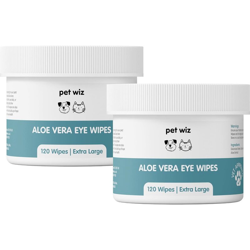 Jgd-Lingettes Pour Les Yeux À L'aloe Vera Pour Nettoyer Les Chiens Et Les Chats ¿ Taille Xl (240 Lingettes)
