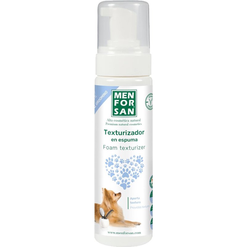 Jgd-Menforsan Mousse Texturisante Pour Chiens 200ml, Donne Du Volume, Sans Alcool, Non Collante