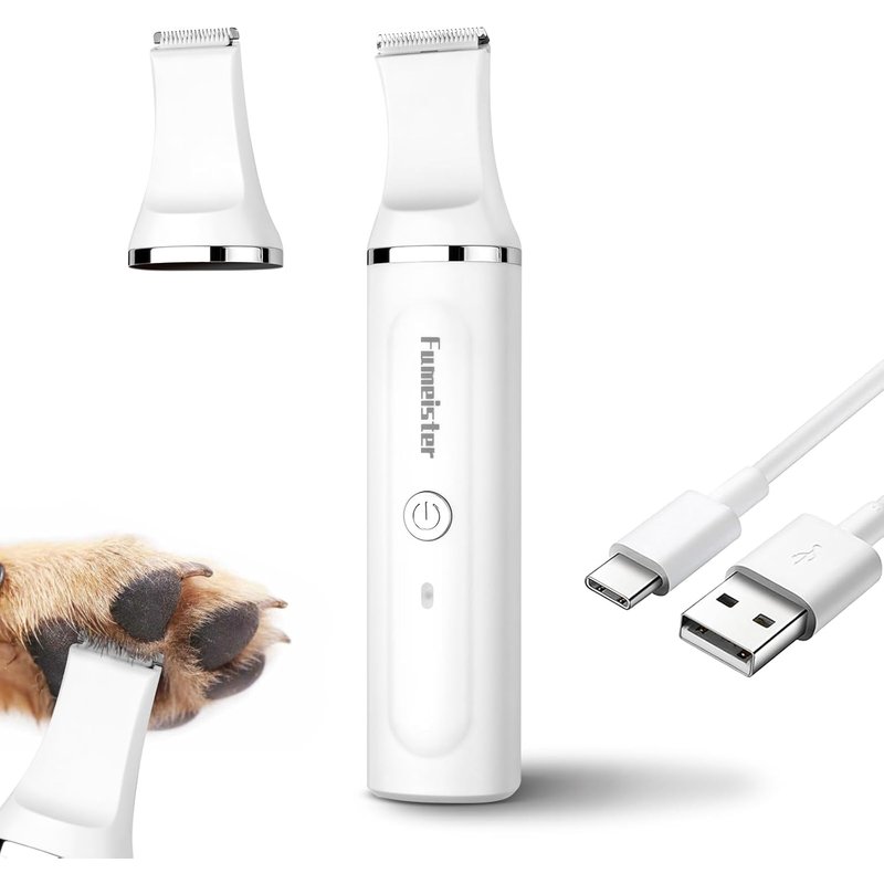 Jgd-Tondeuse Pour Chien Pour Toilettage, Tondeuse Étanche Sans Fil Avec Charge De Type C, Faible Bruit Pour Couper Les Zones Spécifiques Des Chats Et Des Chiens Autour Des Pattes, Des Yeux Et