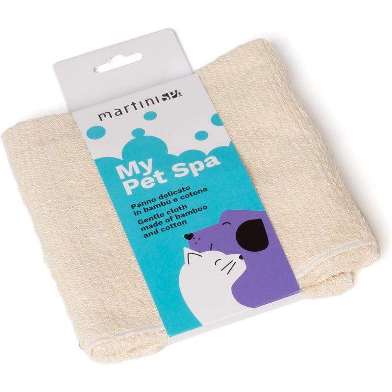 Jgd-- My Pet Spa - Tissu Délicat En Bambou Et Coton 50 X 50 Cm Pour Toilettage Des Animaux, Couleur Beige, 1 Unité - Fabriqué En Italie -