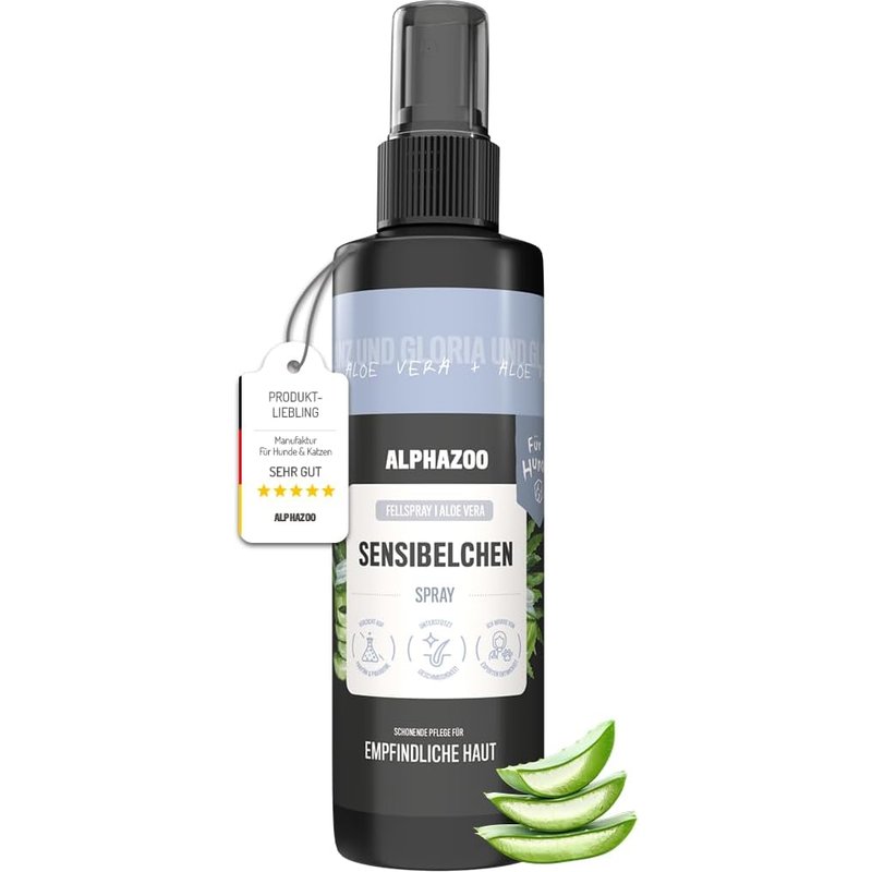 Jgd-Sensibelchen Spray De Pelage Pour Chien 250 Ml ¿ Soin Doux Pour Chiens Sensibles, Facilite Le Peignage Et Le Brossage, Réduit Les Tiraillements, Brume Fine Inodore Pour Une Brillance
