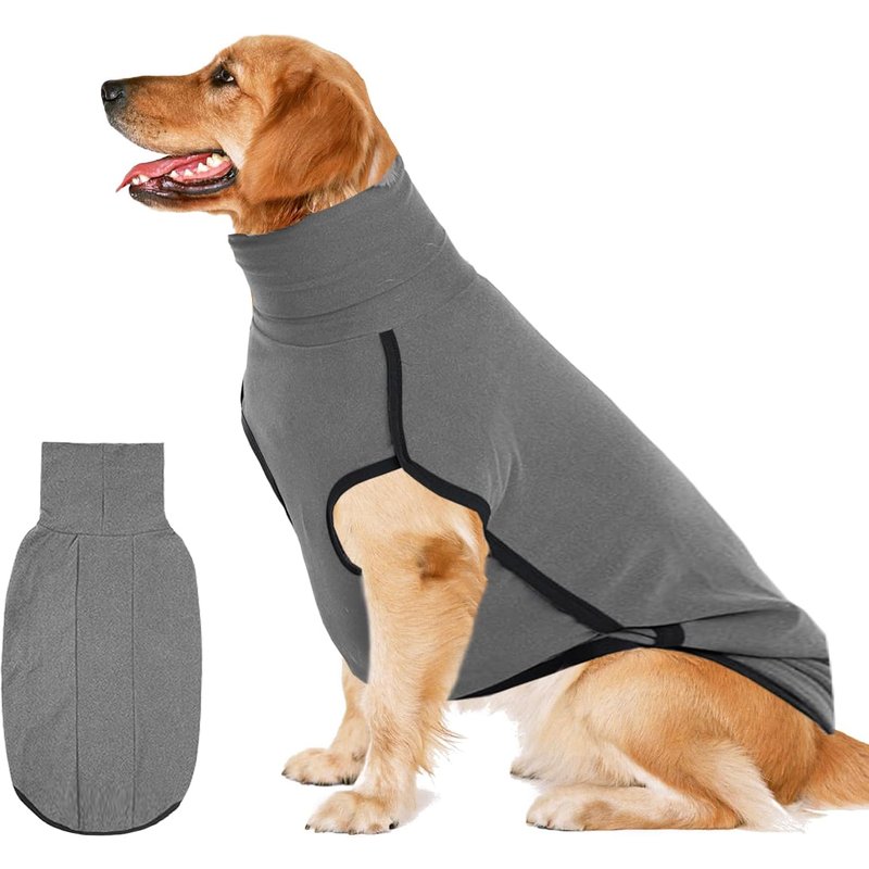 Jgd-Vêtement À Col Roulé Pour Chien De Petite, Manteau D'hiver Pour Chien, Manteau Chaud Pour Chien, Veste Polaire Extensible Pour Chiens De Petite, Pour Chiens De Pe-Tite, Moyenne Et Grande Taille (