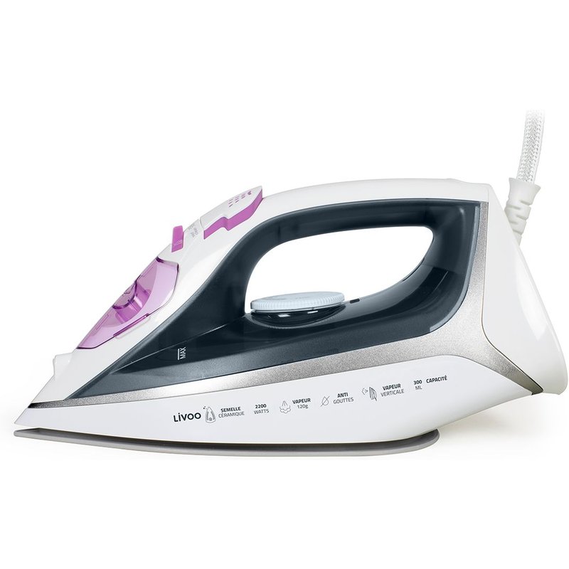 Livoo - Fer Ă repasser 25g/min 2200w dom482