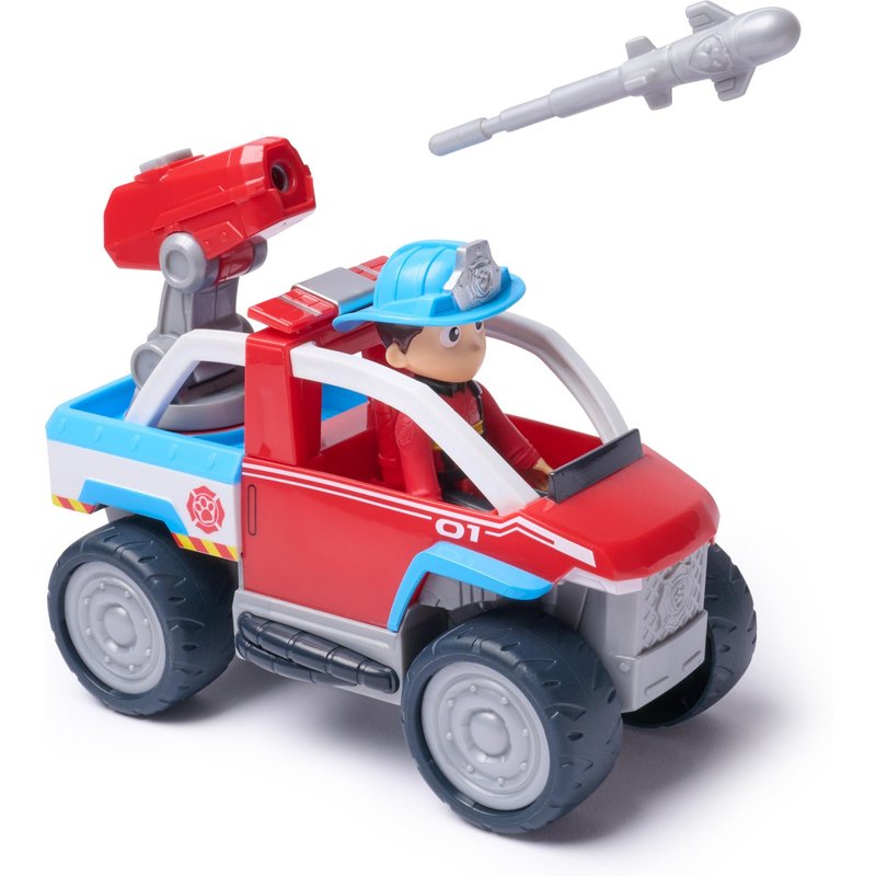 PAW Patrol VÉHICULE + FIGURINE FIRE RESCUE RYDER La Pat' Patrouille