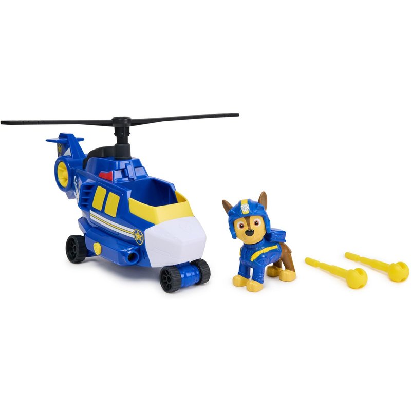 PAW Patrol VĂHICULE + FIGURINE CHASE AIR RESCUE La Pat' Patrouille