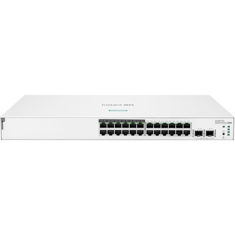 HPE Aruba Networking Networking Instant On Switch 24p Gigabit CL4 PoE 2p SFP 195W 1830