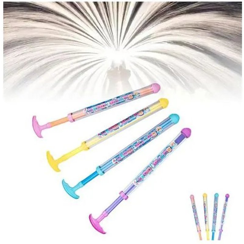 Pistolets À Eau Arroseurs Effet Feu D'artifice - Lot De 4 Pompes À Eau 41 Cm Pour Piscine, Fête Et Festival