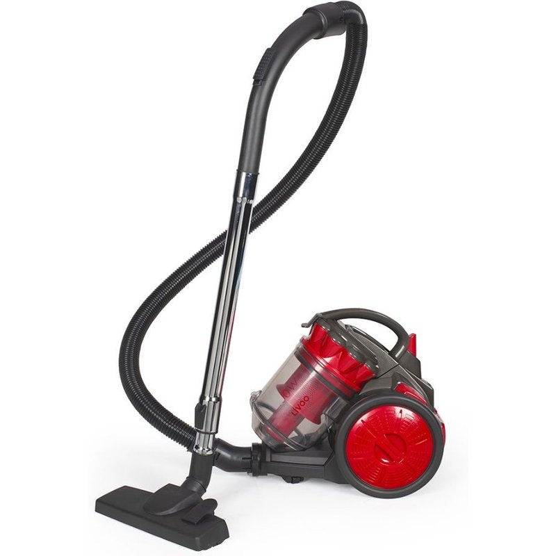 Livoo - Aspirateur sans sac 700w 78db rouge DOH136R