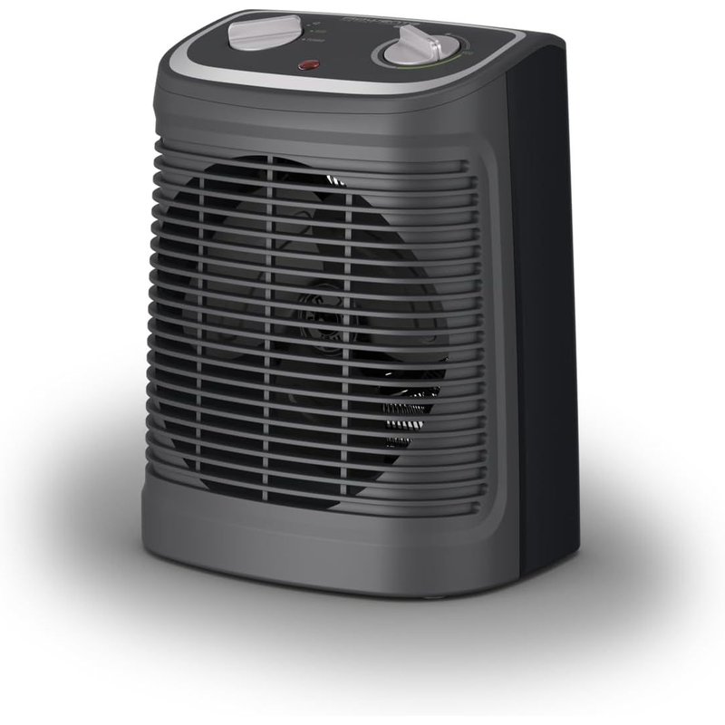 Radiateur électrique, Ventilateur, Soufflant, Chauffage d¿appoint, Ventilation chaud/froid, 2 vitesses, 2400 W, Silencieux Instant Comfort Compact, Gris/Noir SO2330F2