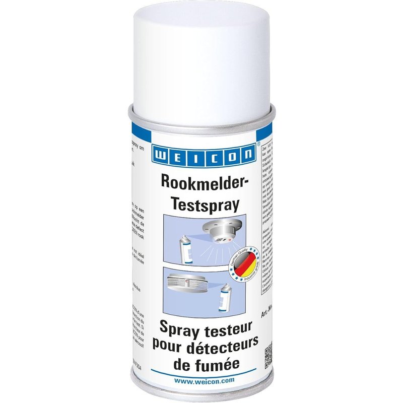 Spray Testeur pour Détecteurs de Fumée, 150 ML de gaz d'essai sans résidus pour détecteurs de fumée
