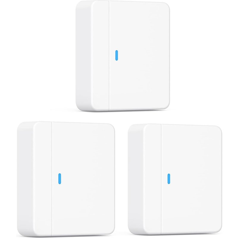 DĂ©tecteur Ouverture de Porte, Alarme Porte et FenĂȘtre avec APP Notifications en Temps RĂ©el, Station de Base SBS50 Requise, Compatible Alexa, SDS0A, Lot de 3