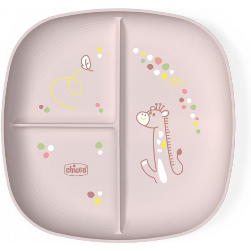 Assiette À Portions Rose