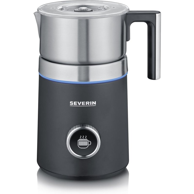 Severin Spuma 700 Plus Automatic milk frother/warmer Noir et Acier inoxydable