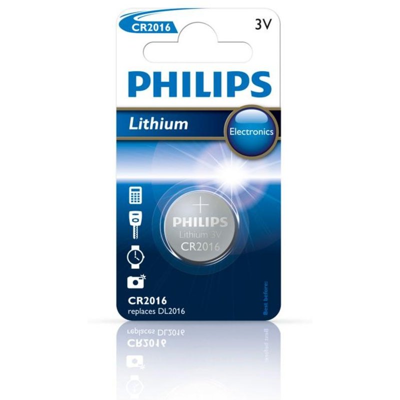 Philips Minicells Batterie CR2016/01B