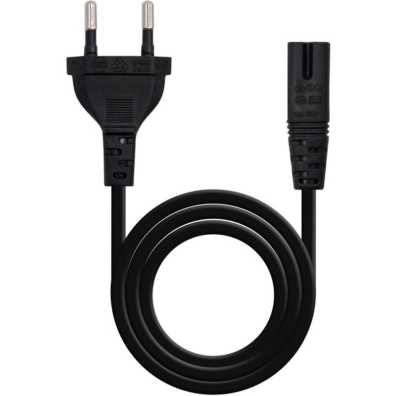 Nanocable Câble d'alimentation clover, CEE7 Code/M-C5/H, 3m