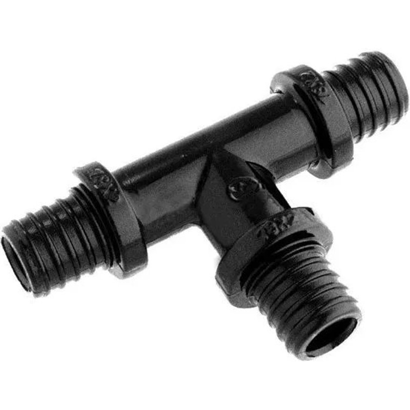 Té égal à sertir - Kan-therm - 9018.020 - PPSU - 18x2,5mm - Intérieur