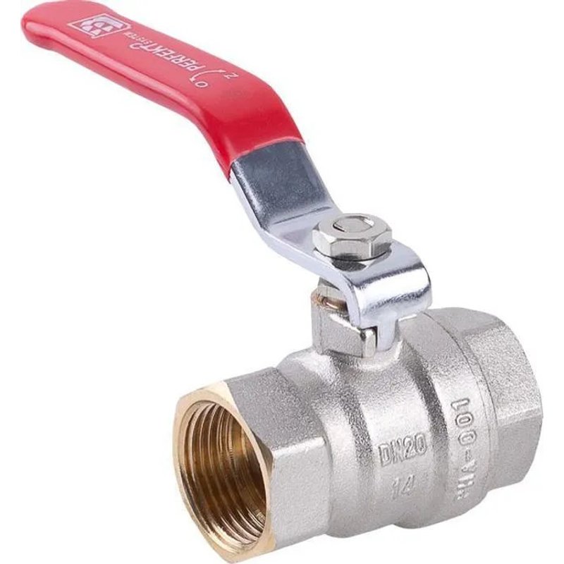 Robinet à bille - PERFEXIM - 00-001-0250-000 - Poignée renforcée - Couleur rouge - Taille 1