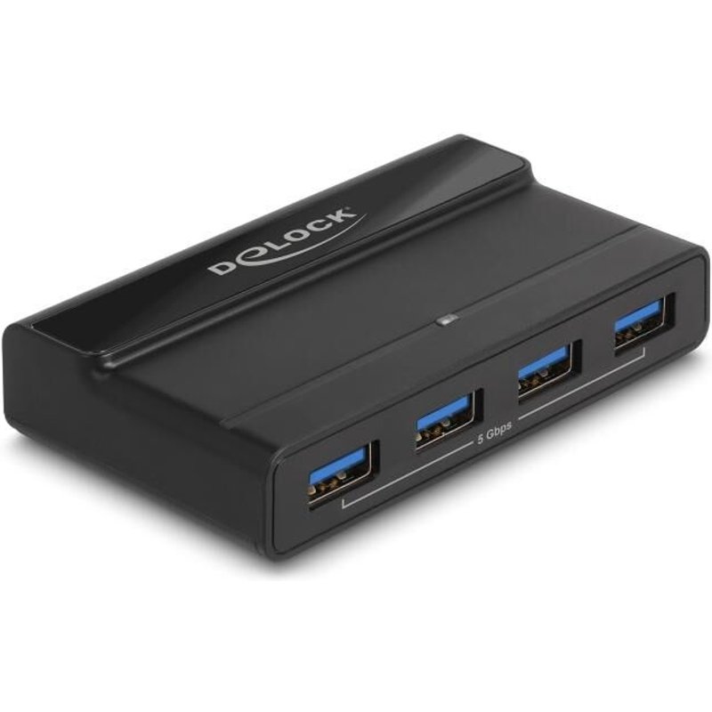 DeLOCK Commutateur USB 5 Gbps 4 appareils et 2 hôtes