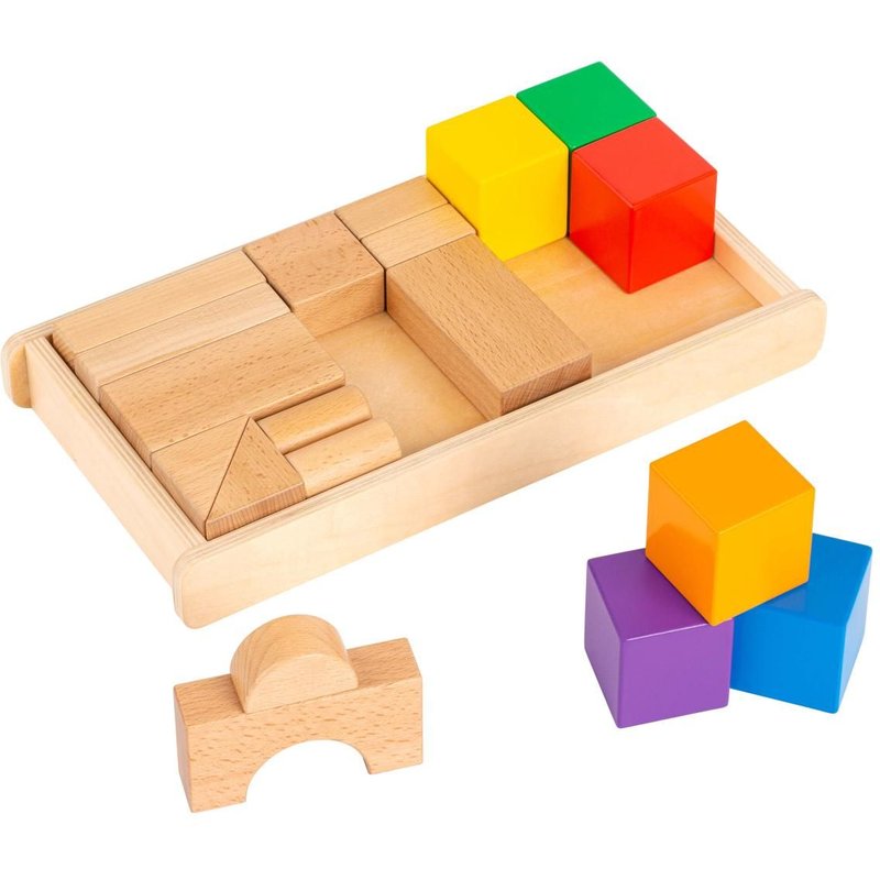 Apprendre Les Mathématiques - Construisez Les Blocs - Jeu Montessori