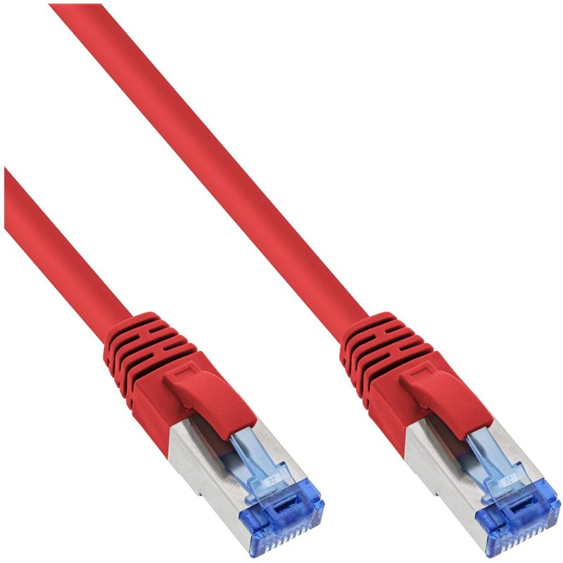 InLine 76850R câble de réseau Rouge 0,5 m Cat6a S/FTP (S-STP)