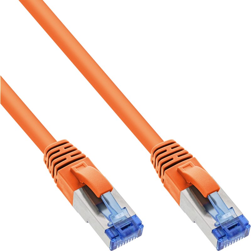 InLine 76850O câble de réseau Orange 0,5 m Cat6a S/FTP (S-STP)