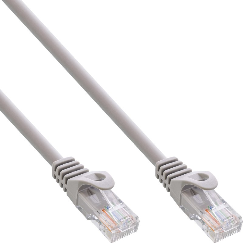 InLine 71450 câble de réseau Gris 0,5 m Cat5e U/UTP (UTP)