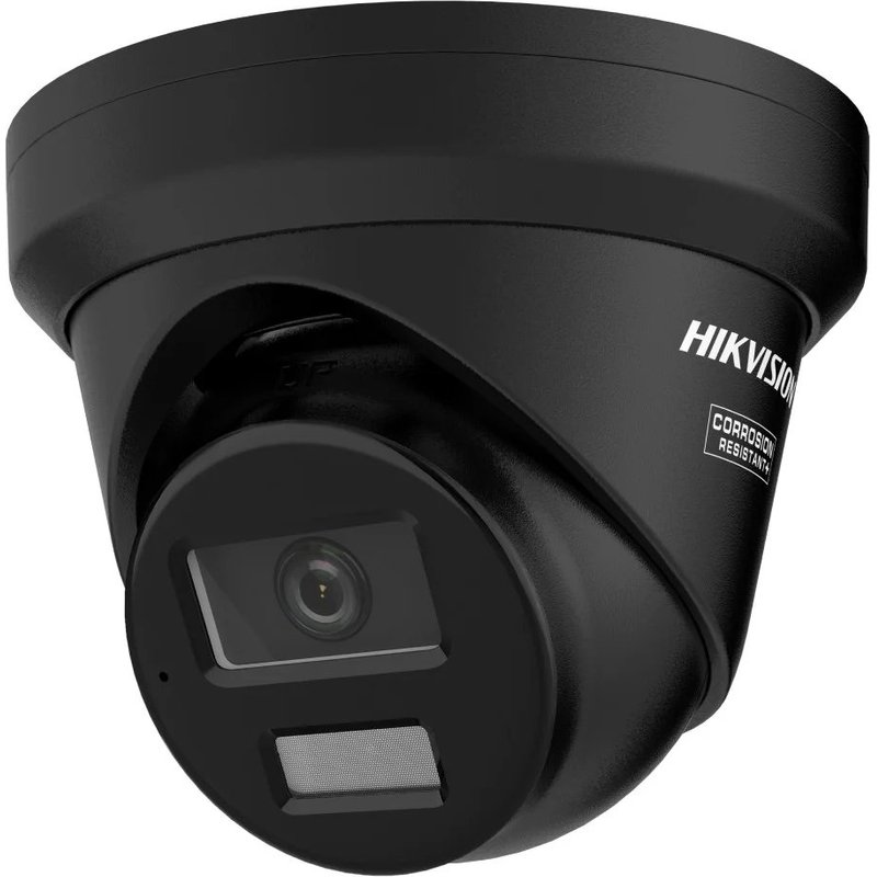Caméra de Sécurité IP Hikvision Pro Turret 4MP 2.8/4mm AcuSense Noire