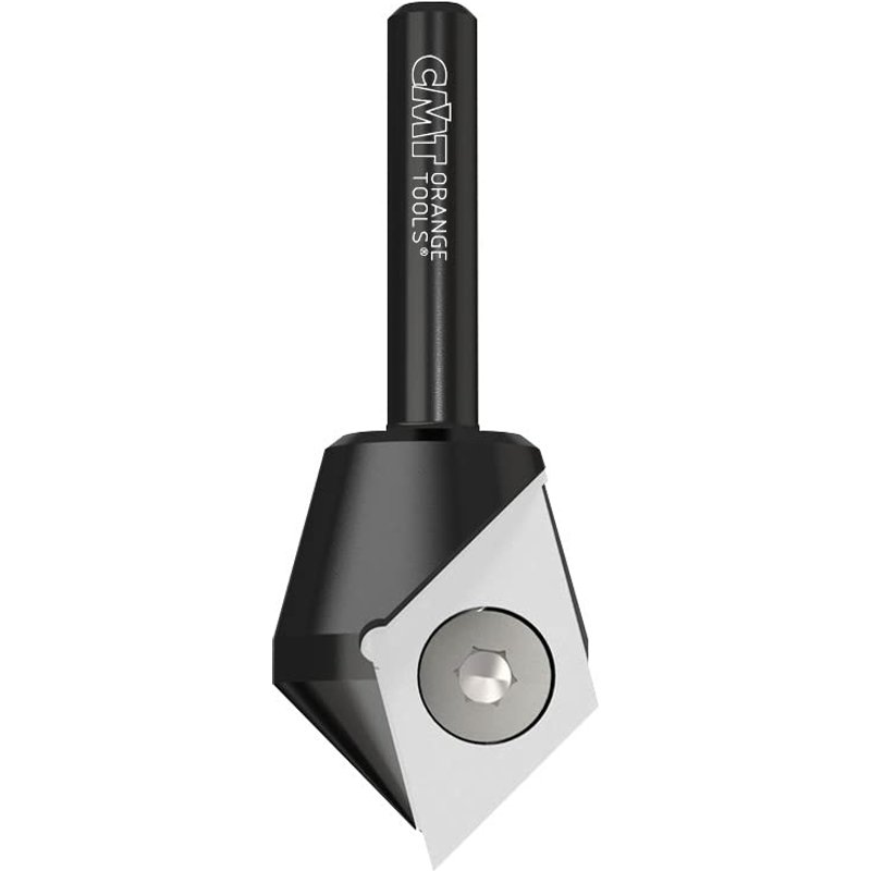 Fraise à rainurer en V CMT 665.201.11; S=6 35mm; D=23 mm